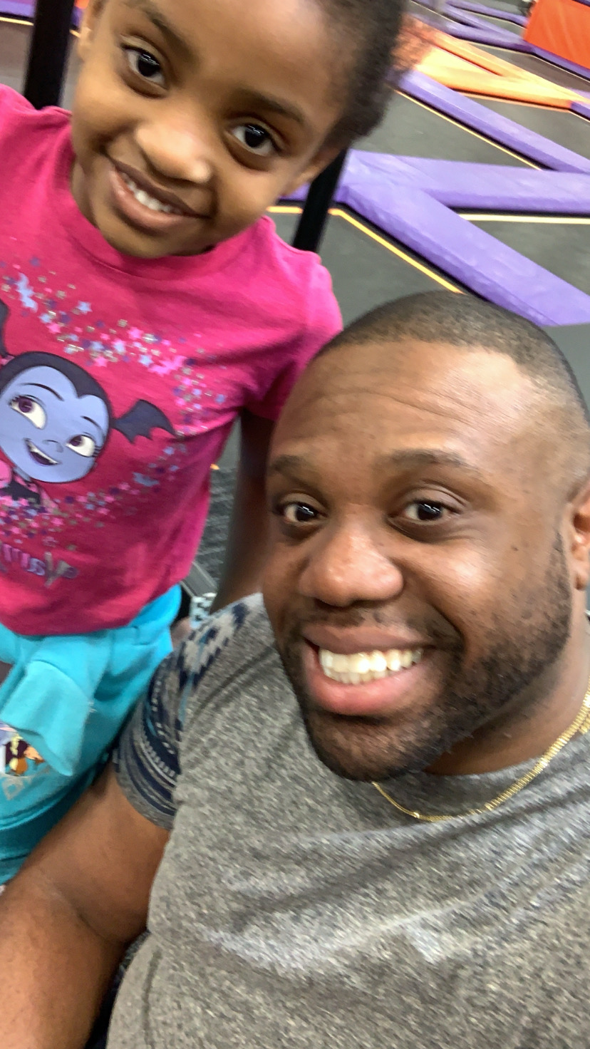 Andrew Glen Brown and daughter