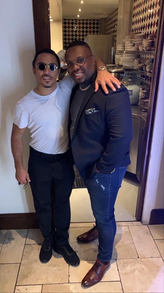 Andrew Glen Brown and Salt Bae